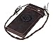 Tiding Men's Genuine Leather Long Wallet with Chain Hand Made Vintage Style Card Holder Bifold (Brown 7''3.5'')