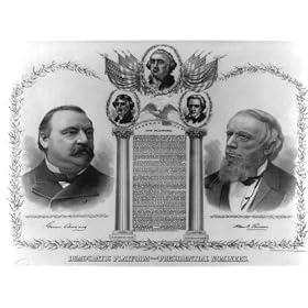 Democratic platform and presidential nominees (Reprint measured in inches 24 x 18)