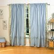 Gray 84-inch Rod Pocket Sheer Sari Curtain Panel (India) - Pair