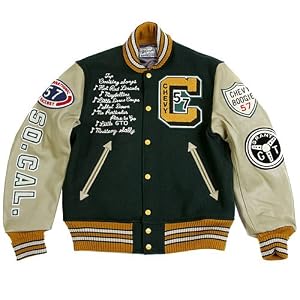 Sugar Cane's Whitesville Letterman Sugar Draggin' Machine stadium jacket CANE2859