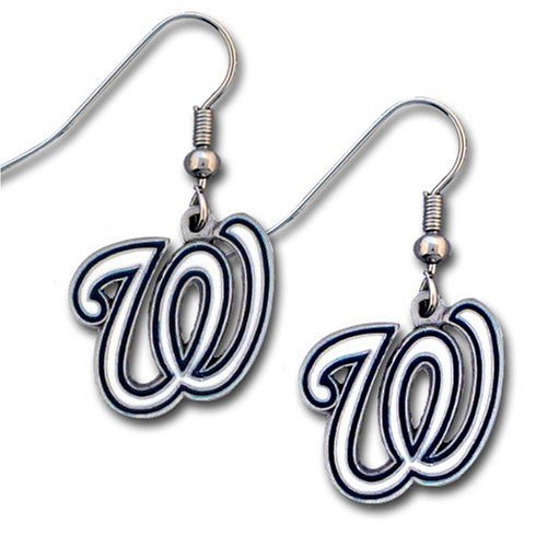MLB Washington Nationals Dangle Earrings