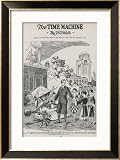 The Time Machine the Time Traveller Arrives Framed Art Poster Print by Frank R. Paul, 24x32