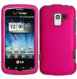 Hot Pink Hard Case Cover for LG Enlighten VS700