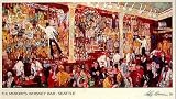 Mcrory's Bar - Artist: Leroy Neiman - Art Print on Canvas - Image Size: 36.00 by 18.00 inches Art Print on Canvas