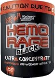 Nutrex Hemo Rage Black, Ultra Concentrate, Sucker Punch, 10.37-Ounce, Canister