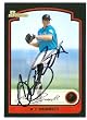 A.J. Burnett autographed Baseball Card (Florida Marlins)
