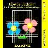 Flower Sudoku: 5 in 1 Sudoku puzzles in different flavors: 105 puzzles