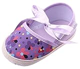 C-Princess 可愛い 小花柄 子供靴 ベビー 赤ちゃん ファーストシューズ 歩行靴 スリッポン 滑り止め 室内履き 女の子 新生児 フォーマル (11cm, Bパープル)