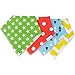 Simply Koala Trendy Baby Bandana Bibs Gift Set, Ultra Absorbent Organic Cotton with Cozy Fleece Backing for Boy or Girl, 4 Piece