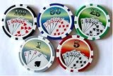 500pc Royal Flush Style 11.5 gram Executive Poker Chip Set
