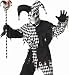 Apparel : Mens Costume Evil Skull Court Jester Scary Outfit with Mask Mardi Gras Party Guy