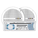 Dual Electronics MXCP65 Marine Stereo with 2 Speakers and MP3 Interface