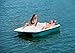 Sun Dolphin Sun Slider Adjustable 5 Seat Pedal Boat With Stainless Steel Package (Cream/Teal)