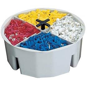 Custom LeatherCraft 1152 2?-Inch High, Full-Round Bucket Tray by Custom Leather Craft