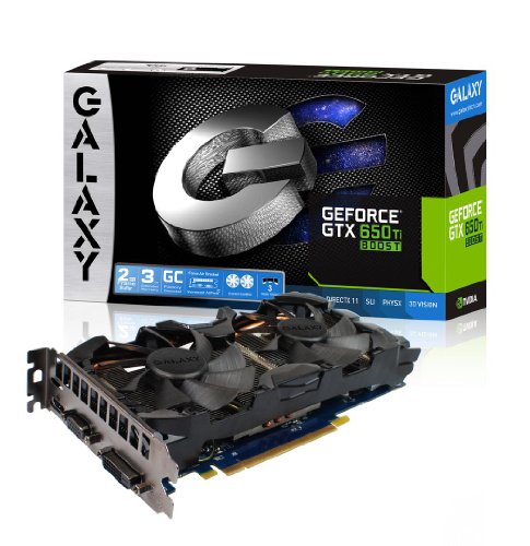 Galaxy GeForce GTX 650 Ti Boost GC 2 GB GDDR5 PCI Express 3 0 HDMI DVI VGA SLI Ready Graphics Card 65IPH7HX7CNHB00CBW2K12 : image