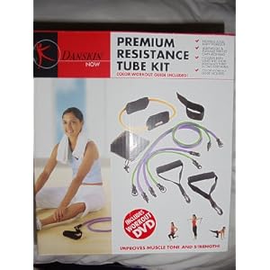 Buy Danskin Now Premium Resistance Tube Kit with Workout Guide and DVD