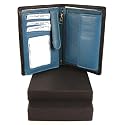Genuine Leather Wallet in Black and Blue Color!
