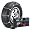 Security Chain Company SC1018 Radial Chain Cable Traction Tire Chain - Set of 2