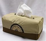Cream Sunflower Tissue Box Cover