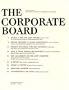 Corporate Board - the Journal Corporate Governance