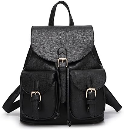 Multi-function Backpack-Pure Pink, White,Black,Green can be Chosen-Best Choice for Young Ladies and Teen Girls-High Quality Promised (black)