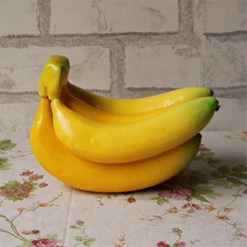 New Lot of 2 Artificial Fake Fruits Banana Props Garden Kitchen Decorations Crafts