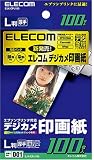 ELECOM エプソンインクジェット用デジカメ印画紙(89×127MM) 100枚入り EJK-EPL100