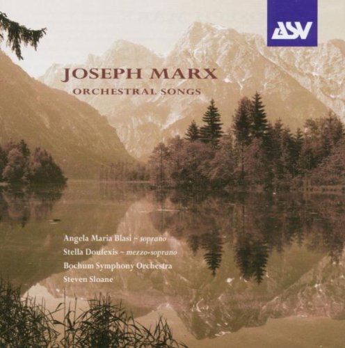 Marx - Orchestral Songs cd cover