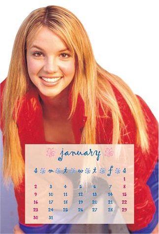 Britney Spears Magnetic 2001 Calendar