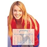 Britney Spears Magnetic 2001 Calendar book cover