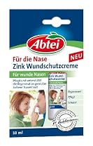 Abtei 36130 Nase Zink Wundschutzcreme, 6 x 10 ml
