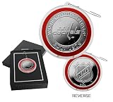Washington Capitals Silver Coin Ornament