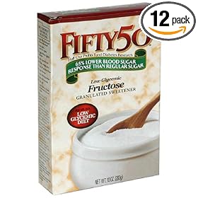 Fifty-50 Granulated Fructose, 10-Ounce Units (Pack of 12)