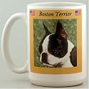 Boston Terrier 15 Oz Ceramic Mug