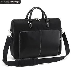 Executive Messenger Bag w/Detachable Checkpoint Friendly Laptop Case to Carry the Apple MacBook MC207LL/A 13.3-Inch Laptop