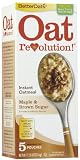 Better Oats Oat Revolution! Instant Oatmeal ~ Thick & Hearty Maple & Brown Sugar Flavor ~ 5 Pouches per 7.55 oz Box (Pack... by Oat Revolution! Cheap