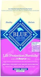 Blue Buffalo Dry Food for Small Breed Dogs, Chicken and Rice Recipe, 6-Pound Bag Blue Buffalo Dry Food for Small Breed Dogs, Chicken and Rice Recipe, 6-Pound Bag