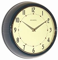 Chaney Instruments Retro Blue Wall Clock