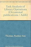 Task analysis of library operations