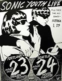 SONIC YOUTH Nirvana STP POSTER Portl.Seattle Size 33 inc by 23 inch