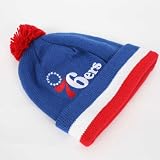 Philadelphia 76ers - Cuffed Pom Beanie By Mitch and Ness