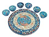 Peacocks Seder Plate vfsp4