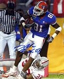 Dallas Baker signed Florida Gators 8x10 Photo from 2006 BCS Championship Game