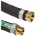 Goodyear EP Flexwing VersaFuel Black RubberFuel Transfer Hose Assembly, NPSH Male x Female Swivel Couplings, 150 PSI Max Pressure