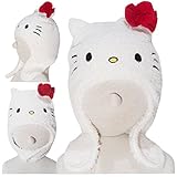2016年 秋冬 HELLO KITTY ハローキティ なりきりニット帽子 キティ◇48-50cm