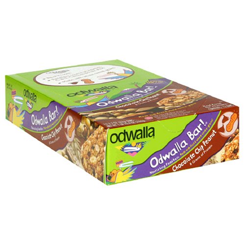 Odwalla Nourishing Food Bar, Chocolate Chip Peanut, 2.2-Ounce Bars in 12-Count Boxes (Pack of 2)