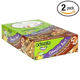 Odwalla Nourishing Food Bar, Chocolate Chip Peanut, 2.2-Ounce Bars in 12-Count Boxes (Pack of 2)