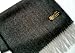 100% Cashmere Scarf (Charcoal Herringbone)