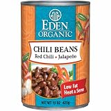 Eden Organic Chili Beans with Red Chili and Jalapeno, 15-Ounce Cans (Pack of 12)