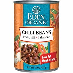 Eden Organic Chili Beans with Red Chili and Jalapeno, 15-Ounce Cans (Pack of 12)